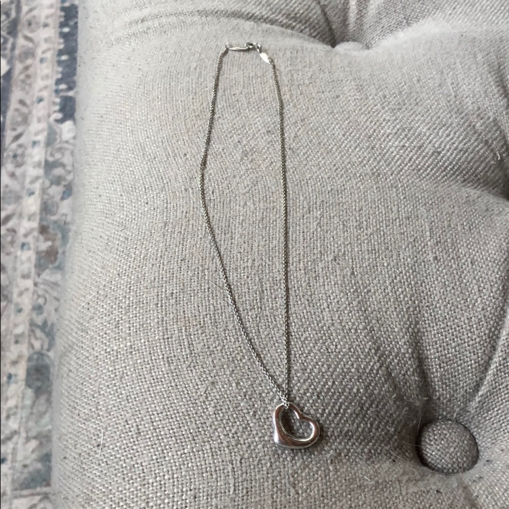 Tiffany’s open heart necklace